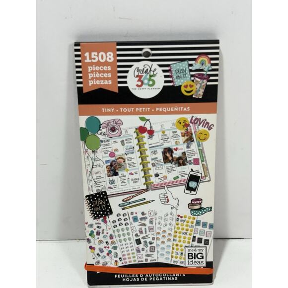 Happy Planner Tiny Sticker Book 1508 Pieces MAMBI stickers classic Read Desc** - Picture 1 of 7